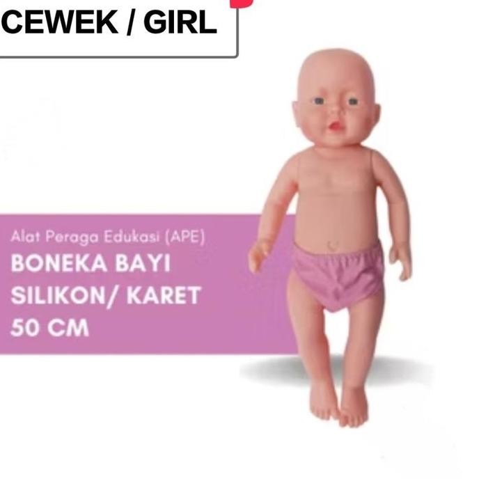 MAINAN EDUKASI ANAK BONEKA KELAMIN BAYI GENDER FULL KARET - BONEKA PRAKTEK PERAGA KEDOKTERAN GENDER 