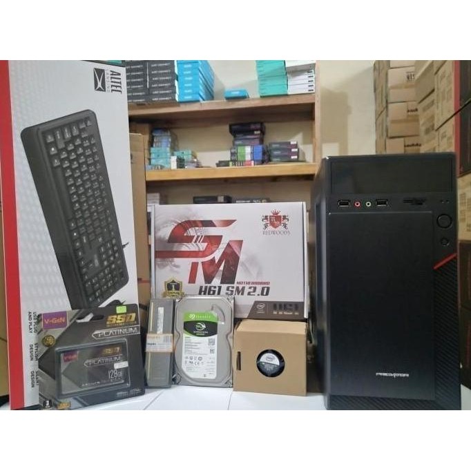 Paket Pc Rakitan Core I7 3770 Komputer Lengkap Win 10 Office 19 New Stok