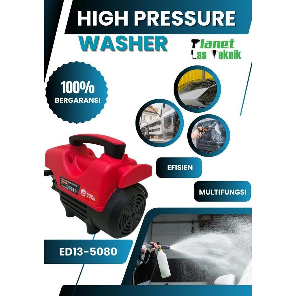 High Pressure Washer Ed13 5080 Mesin Steam Listrik Tekanan Tinggi Edon