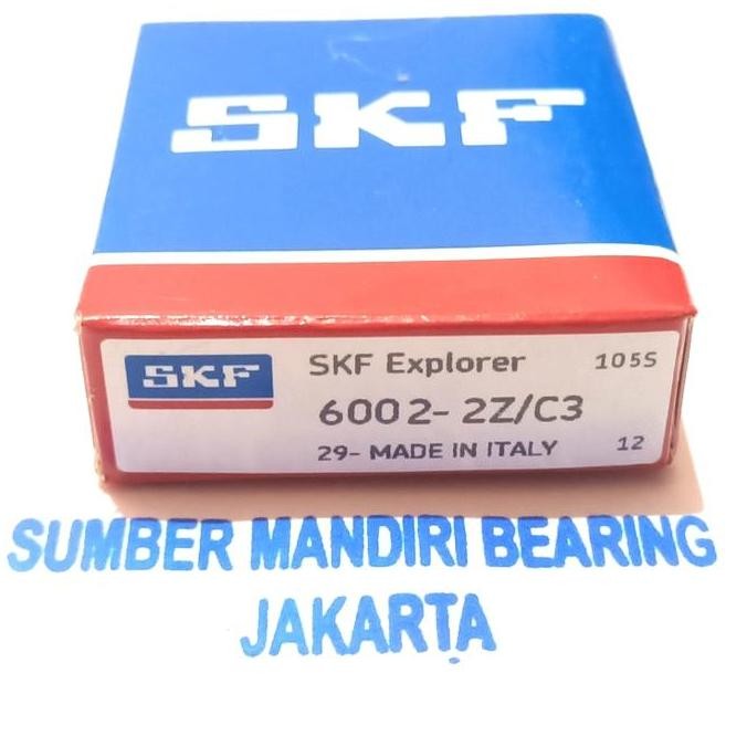 Bearing 6002 2Z C3 / ZZ C3 SKF
