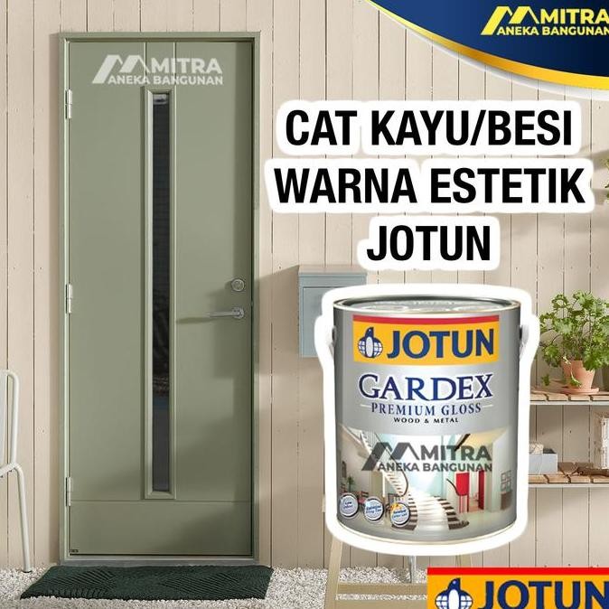 CAT KAYU DAN BESI JOTUN GARDEX 0,9 LITER 1 KG / CAT MINYAK JOTUN WARNA AESTHETIC SAGE GREEN Paint