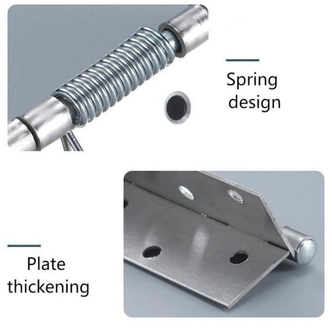 4inch Engsel Pegas Pintu Stainless Engsel Lemari Per Tutup Otomatis