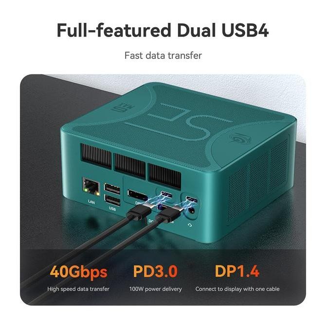 Mini Pc Beelink Ser6 Max Amd Ryzen9 6900Hx 32/1Tb Wifi6 Usb4 Win11Pro New Stok