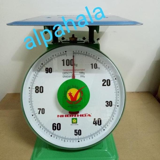 Timbangan duduk jarum nhon hoa 100 kg