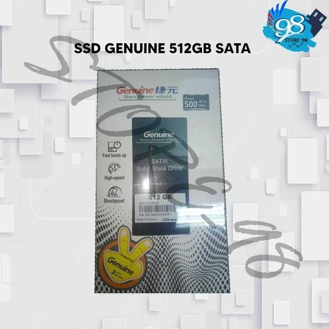 ready SSD Genuine 512GB SATA 3 - SSD 512 GB 2,5" sata 3 - 2,5 inch termurah