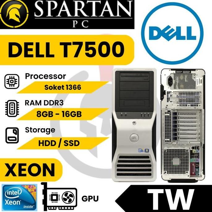 Pc Dell Precision T7500 Intel Xeon Cpu Workstation Server Lga1366 New Stok