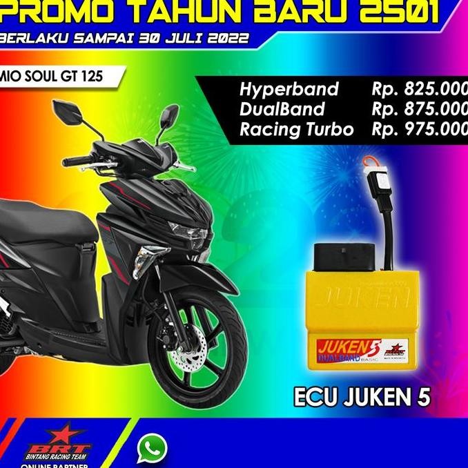 ECU Juken 5 BRT Yamaha Mio Soul GT 125 Dualband