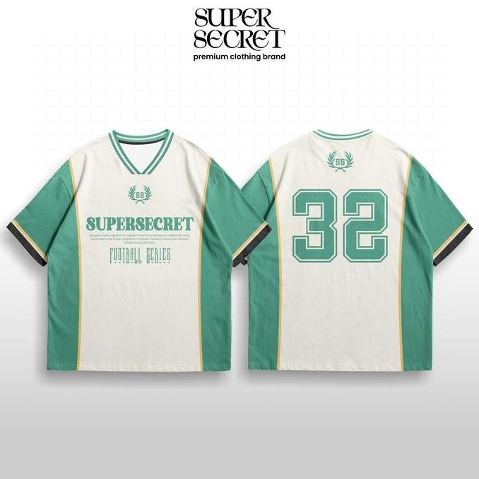 restock  SUPER SECRET Jersey Oversize UB Series 1 Bahan Dryfit Brazil/Milano Vintage Rugby dengan Pe