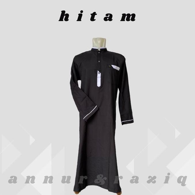 baru  Jubah/ Gamis Muslim Pria Dewasa model terbaru-annur&raziq