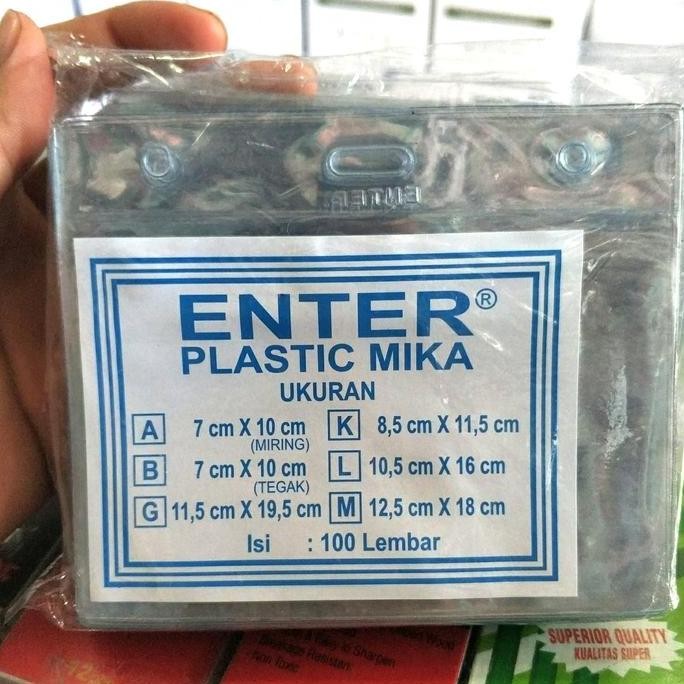 

READY Plastik Mika Name Tag Horizontal / Tidur uk 8.5 cm x 11.5 cm (100 pcs) NEW