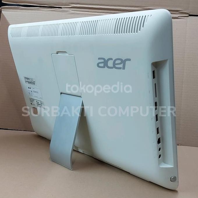 All In One Pc Aio Acer Amd E1 7010 Ram 2Gb Ddr3 Hdd 500Gb 19.5 Inch New Stok