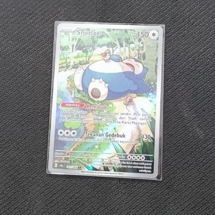 SNORLAX AR POKEMON TCG INDONESIA 151