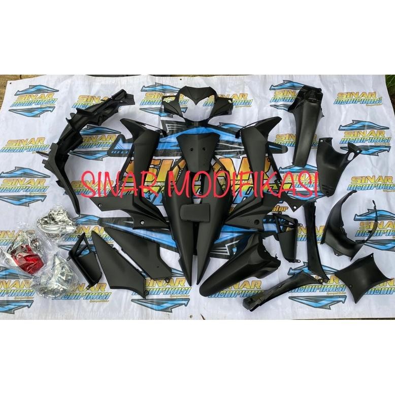 Body hitam doff supra x 125 karburator custum supra x 125 hitam doff20-2014 supra batman hitam doff