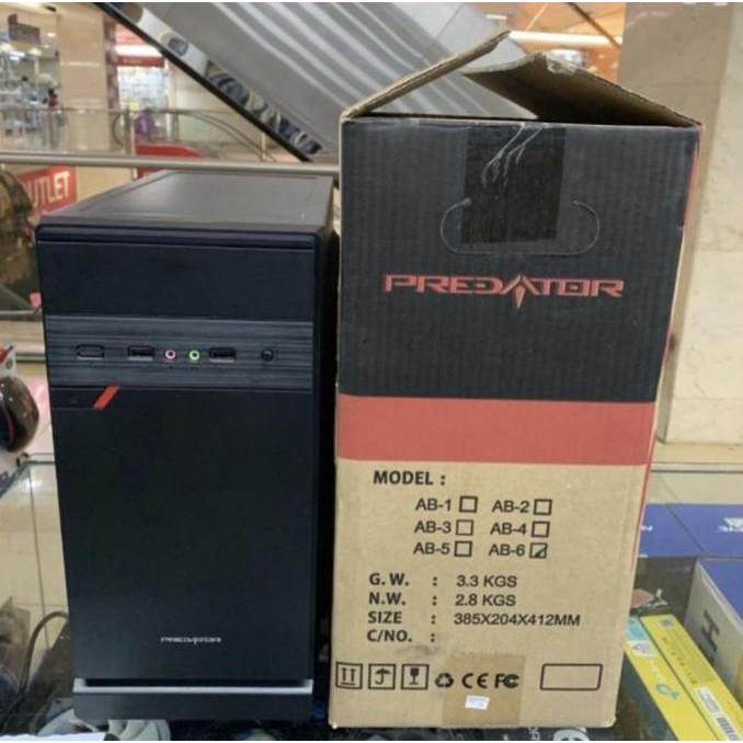 Paket Pc/Komputer Rakitan I5 Gen 7/Asus/Ssd 256/Ram 16Gb New Stok