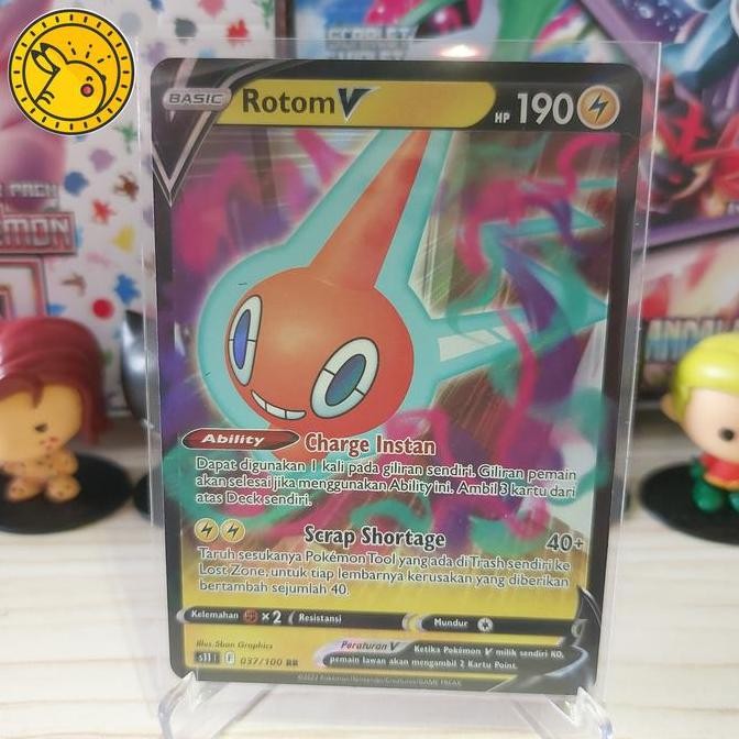 Rotom V s11 037/100 Pokemon TCG Indonesia