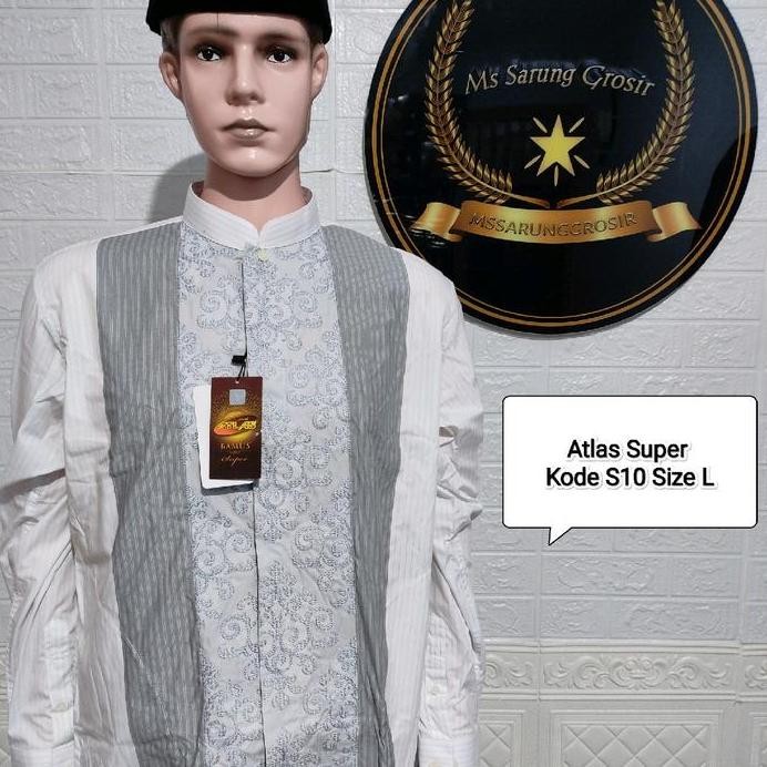 baru  BAMUS BAJU KOKO ATLAS SUPER  BEHAESTEX Motif Muslim