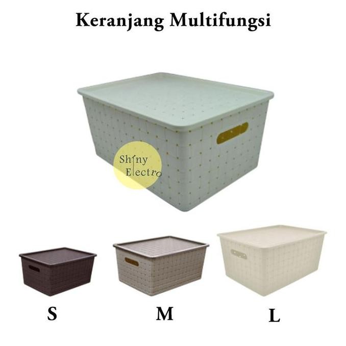 

READY Keranjang Serbaguna Kantor File Dokumen Storage Box Multifungsi 3 Uk NEW