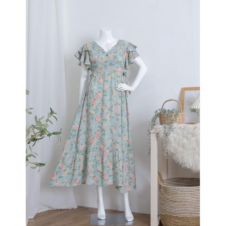 READY Daster busui panjang Fatma dress daster cantik kekinian TERLARIS