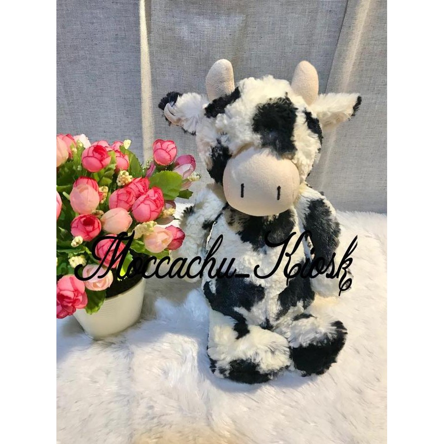 NEW Original jellycat doll bashful cow/boneka sapi/boneka hewan-binatang READY