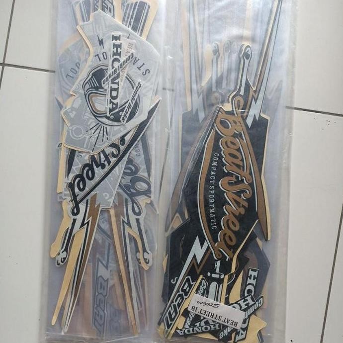 Stiker Striping Motor Honda Beat Street 2018 Full Body - Kualitas Terbaik & Terlaris - Motorcycle