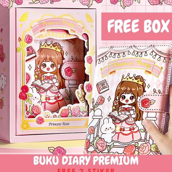 

READY Buku Diary Journal Agenda Notebook Planner Magnetic Hard Cover ST0051 NEW