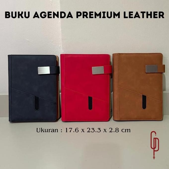 

READY Buku Agenda Cover Leather AGLT06 Bisa cetak logo NEW