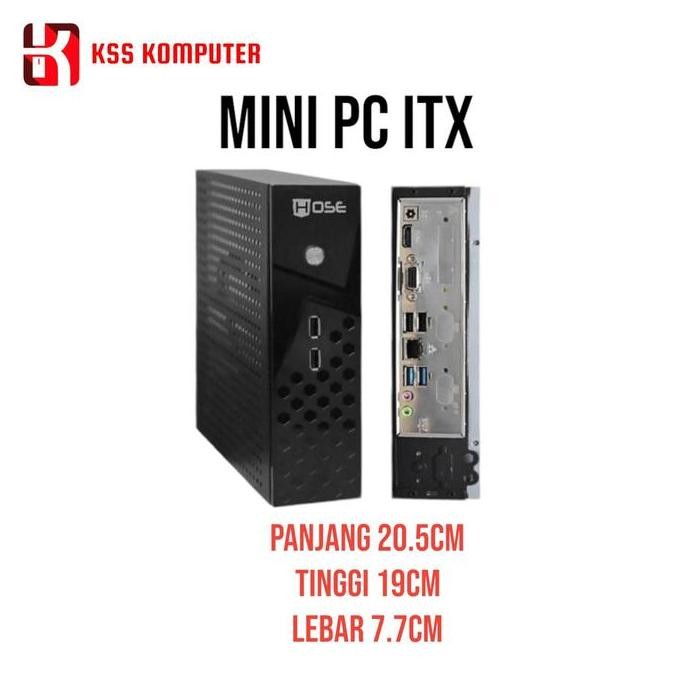 [Baru]Cpu Komputer / Pc Rakitan Intel Core I3 + Ssd Mini Pc Super Fast New Stok