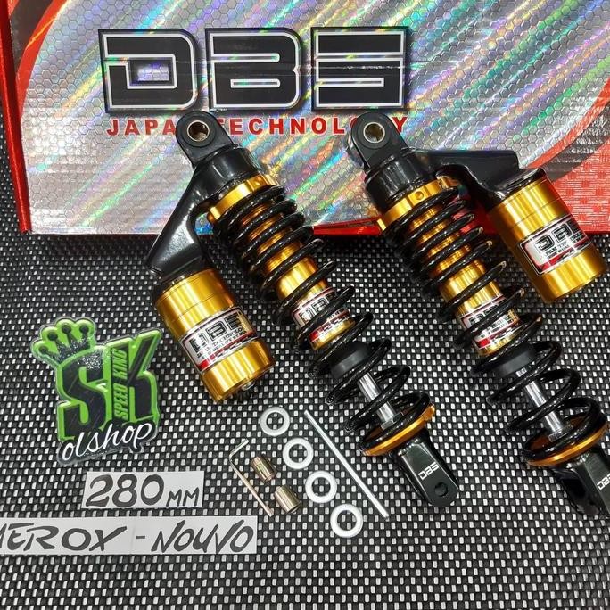 Shock DBS-7979 special tabung GOLD-EDITION 280mm yamaha AEROX & NOUVO