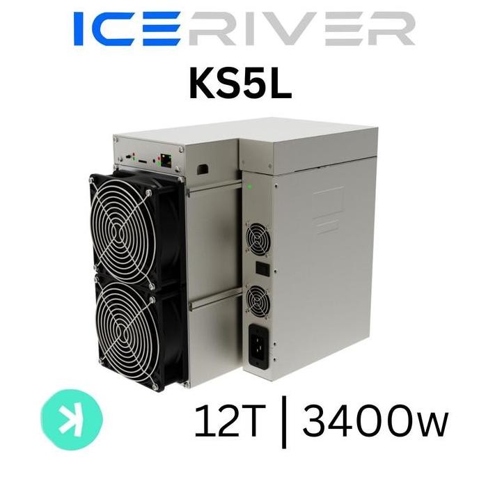 Iceriver Ks5L 12T Kas Kaspa Mining Asic Miner 12T 3400W - Pre Order New Stok