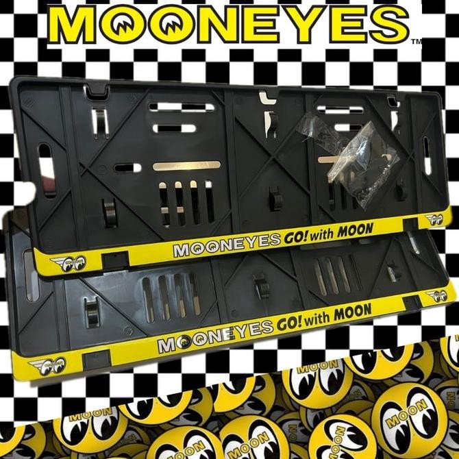 Frame cover plat Mooneyes plat indonesia