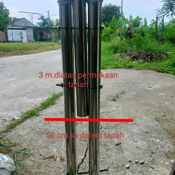 tiang bendera stainless steel outdoor