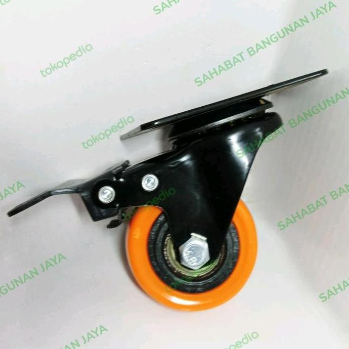 RODA CASTER 2" HIDUP FUKUDA & RODA CASTER 2" HIDUP+REM FUKUDA