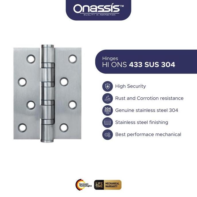 Engsel Pintu Onassis 433-4Bb Sus 304 Ss