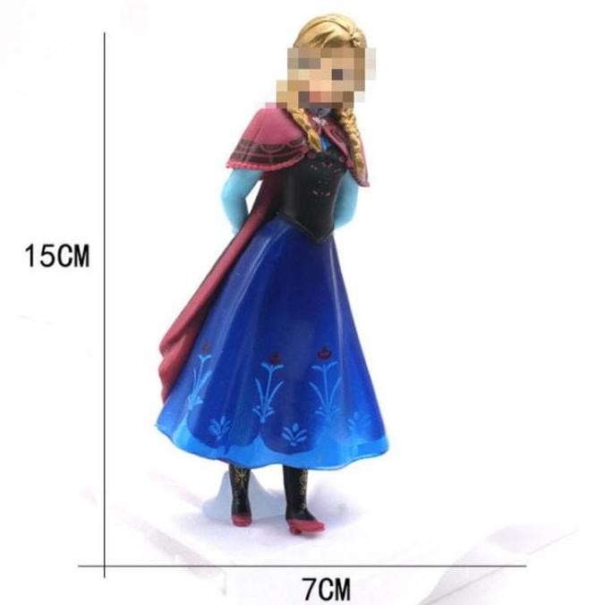 Cake topper frozen elsa anna/hiasan kue action figure pajangan frozen