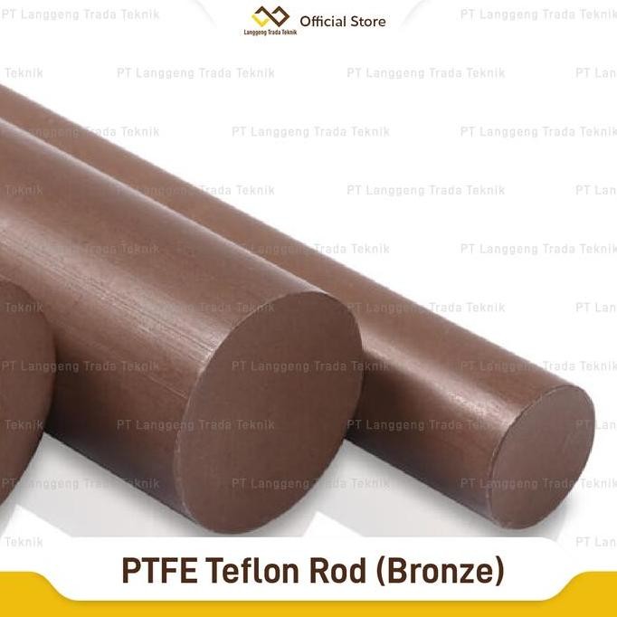 PTFE Teflon Rod (Bronze) | Batang PTFE Teflon (Perunggu)