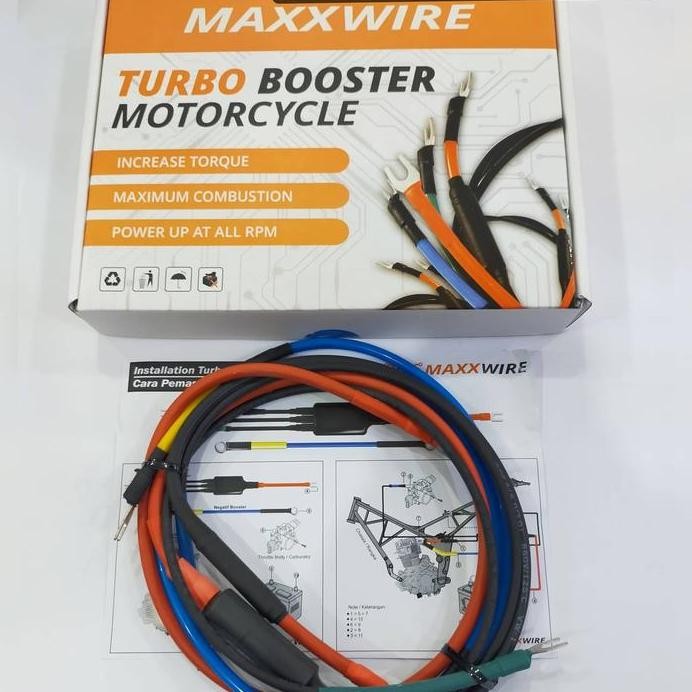 ready MAXXWIRE TURBO BOOSTER ZX25r Ninja250 R25 R15 dll Universal