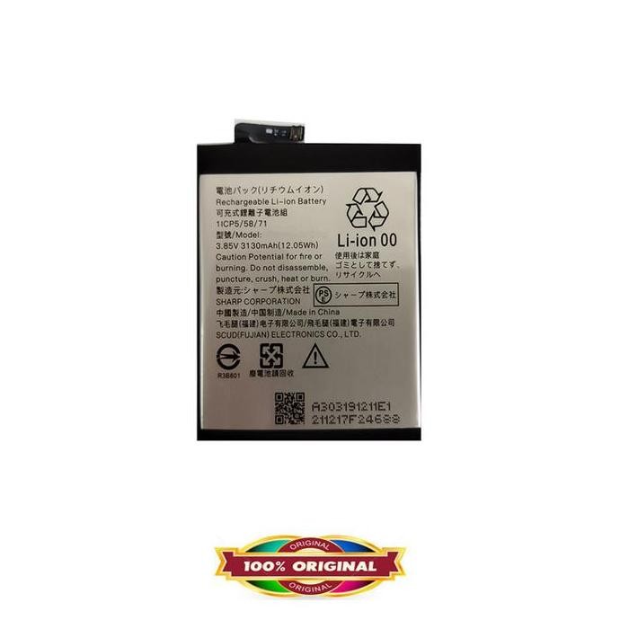 TERMURAH - Original Battery for Sharp Aquos Zero 2 2020 - SH-Z20 SHV47 - 3130mAh