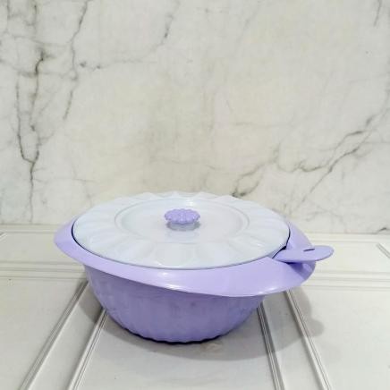 [3 & 6 Pcs] Basi Violetta Bulat / Basi Prasmanan Bulat/ Basi Prasmanan Plastik Bulat Stok