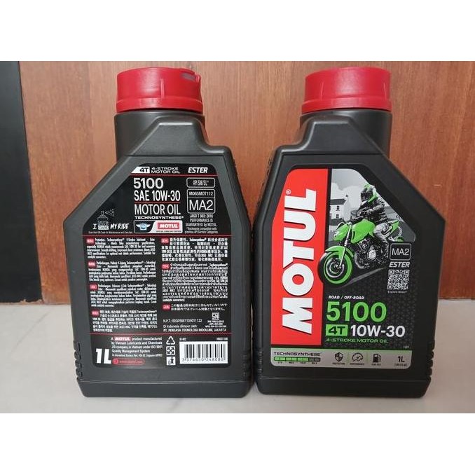 MOTUL 5100 Ester 10W30 Technosynthese JASO MA2