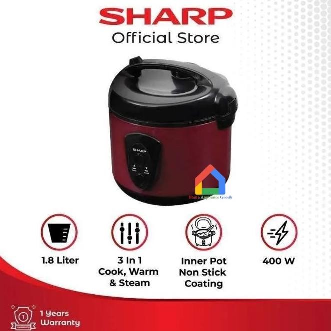 NEW Magic Com Sharp KSN18 / Rice Cooker Sharp KSN 18 (1.8 L) [terbaik][terlaris]