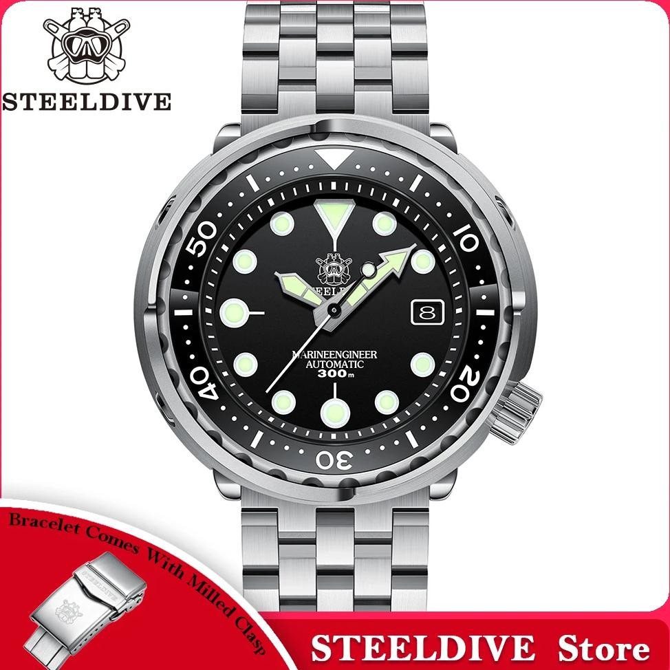Steeldive SD1975 Hot Selling Ceramic bezel 30ATM 300m Waterproof 47.5mm Stainless Steel NH35 Automat