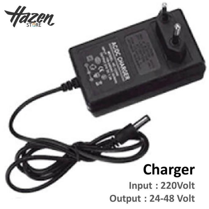 Promo Charger Untuk Mesin Potong Rumput Baterai 24-48Volt By Hazenstore