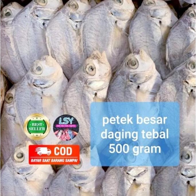 

Ikan Asin Petek Besar 500Gr