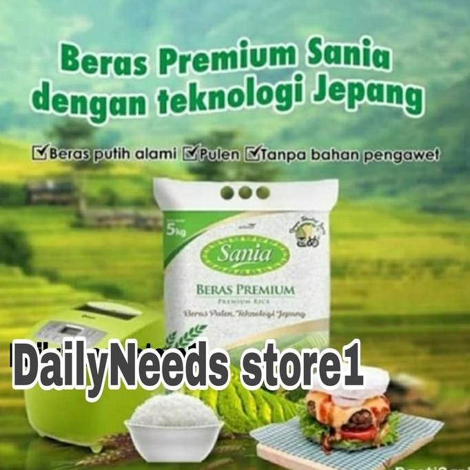 

Beras Sania Premium Pulen 5 Kg Kualitas Terbaik Harga Termurah