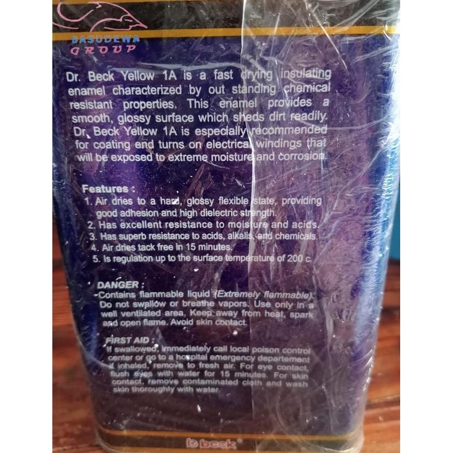 Sirlak Beck Dinamo Insulating Varnish Kecil