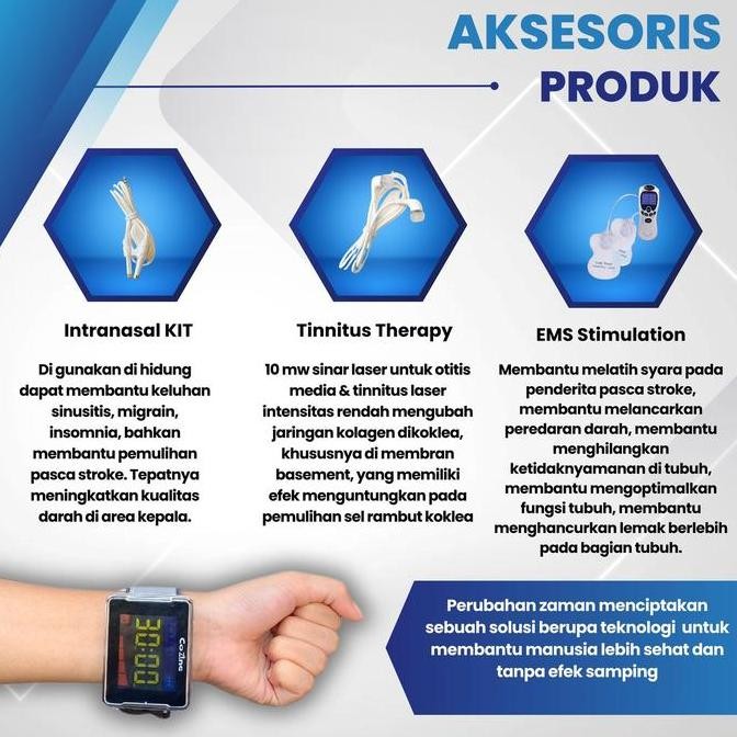 jam laser cozing 4 warna 11 titik garansi resmi 1 th alternatif dr