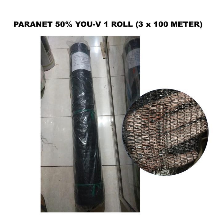 Paranet 50% 1 Roll Lebar 3 M X 100 Meter You-V Kualitas Premium Import Original Dan Terpercaya