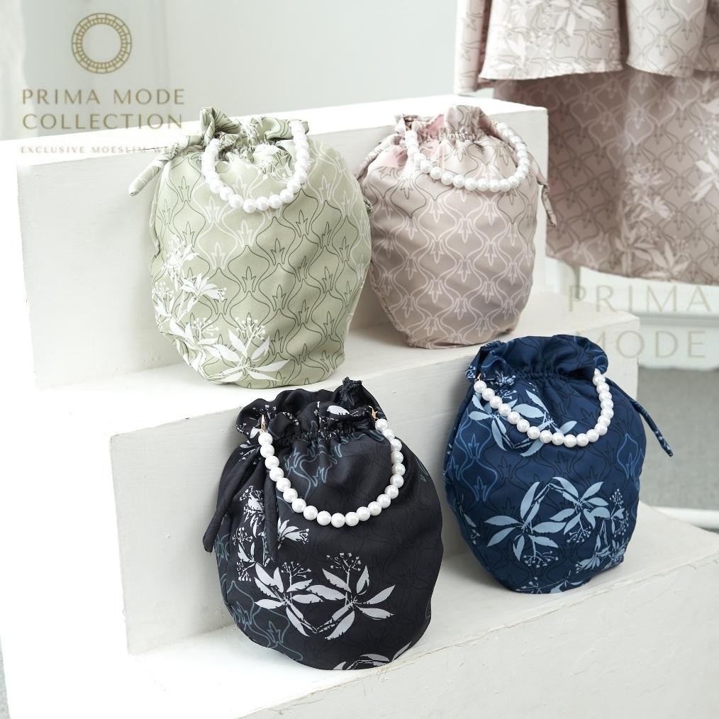 New Prima Mode - Mukena Dewasa Silk Motif 2In1 Klamby Series Viral