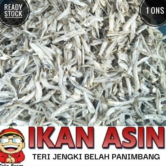 

Ikan Asin Teri Jengki / Kacang / Belah 100 Gr Cap Toke Bagan Siapi Api