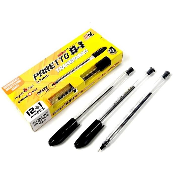 

Up Harga Grosir ( 1Kotak /12Pcs ) Pulpen Gel 0.7Mm Paretto S-1 Gadjah Mada